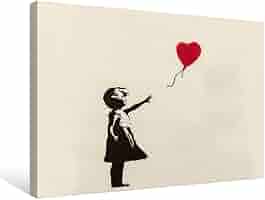 風船と少女 ポスター Amazon.co.jp: バンクシー BANKSY Girl-With-Balloon 風船と少女